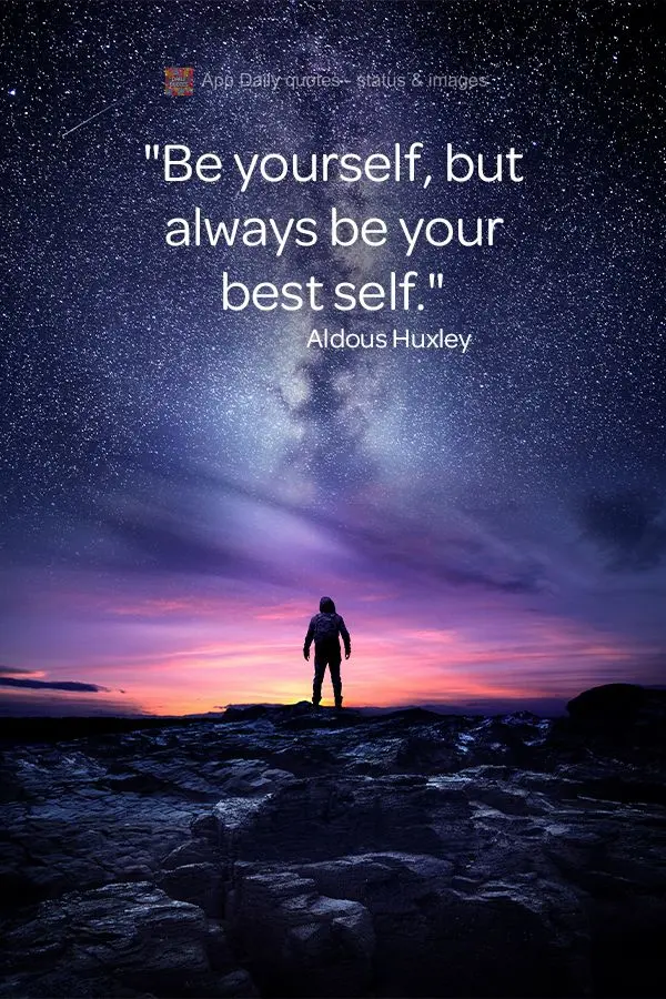 "Be yourself, but always be your best self."  Karl G. Maeser