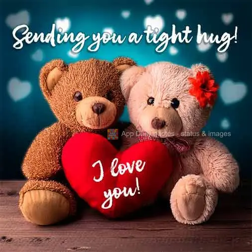 Sending you a tight hug! I love you!