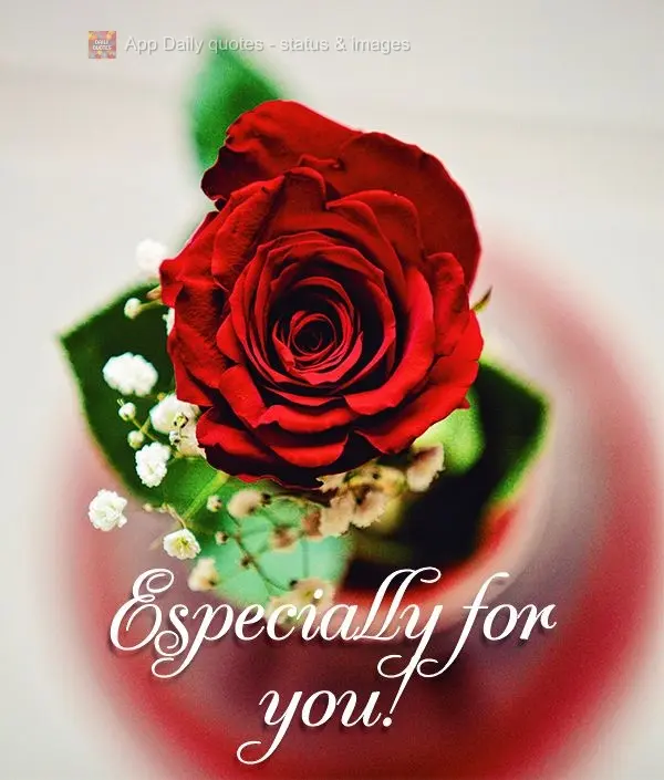 Especially for you!