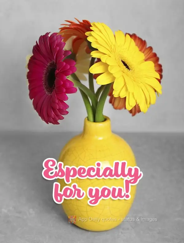 Especially for you!