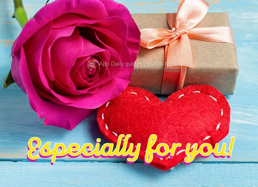 Especially for you!