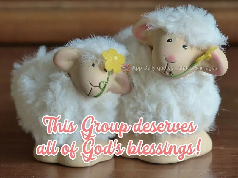 This Group deserves all of God's blessings! 