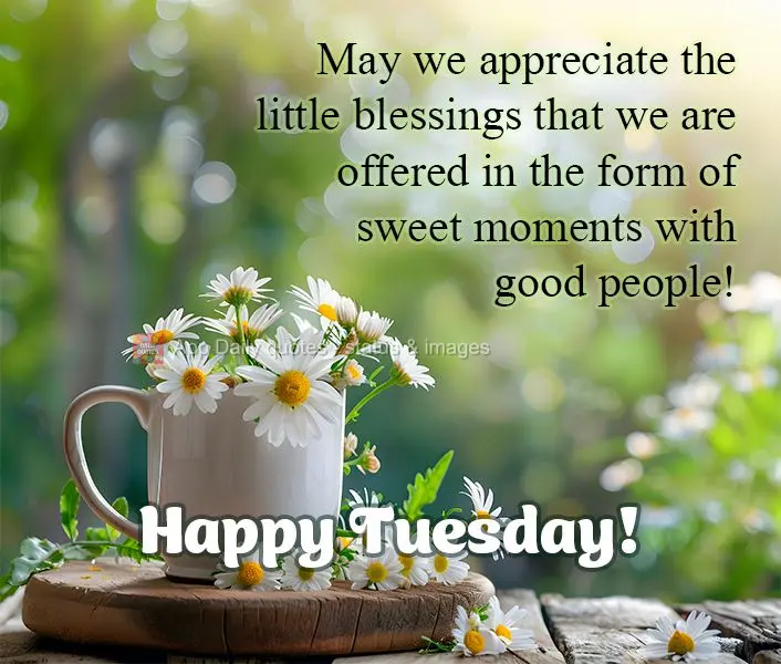 May we appreciate the little blessings that we are offered in the form of sweet moments with good people! Happy Tuesday!