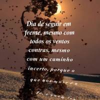 Today is a day to keep going, even when all the winds blow against you, even down an uncertain path, because faith is what moves us, and those who are re...