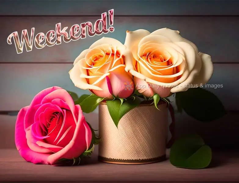 The weekend!