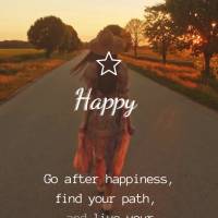 Go with happiness, find your own way, and be sure to experience your freedom! Happy weekend!