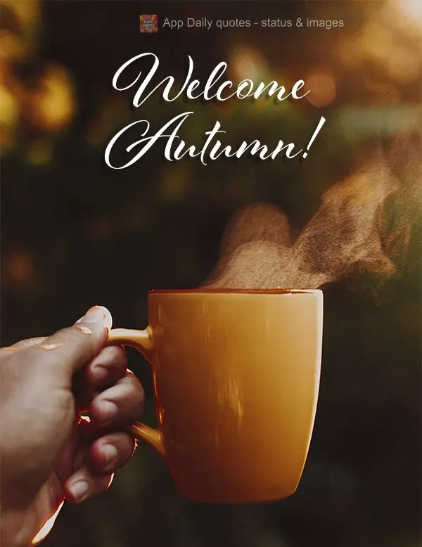 Welcome Autumn!