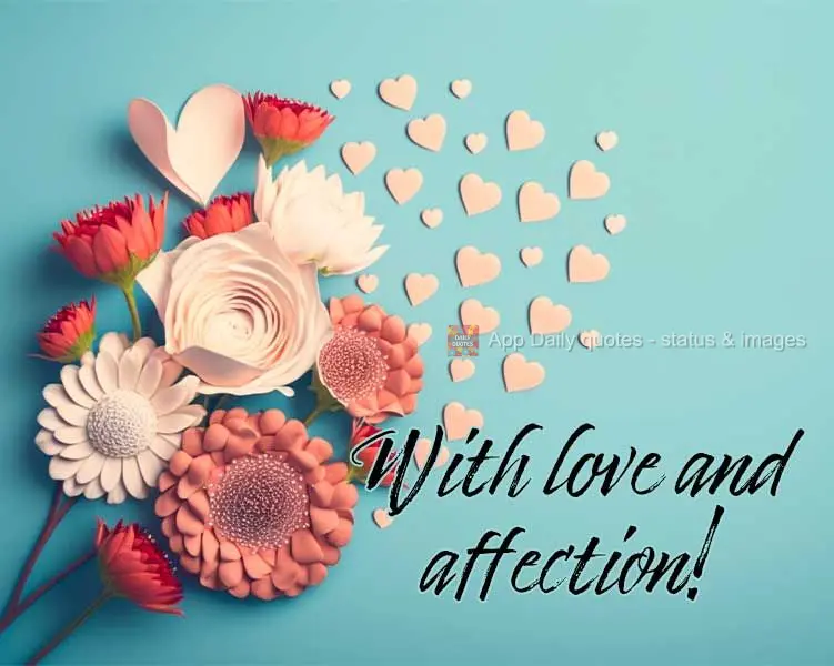 With love and affection!