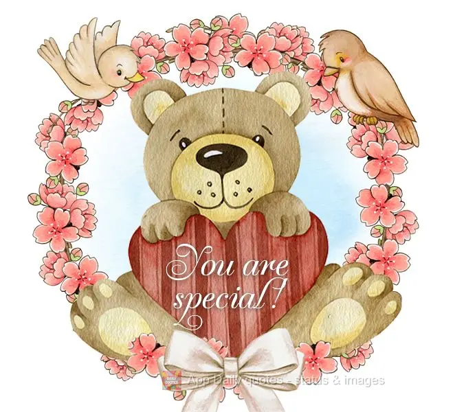 You are special!